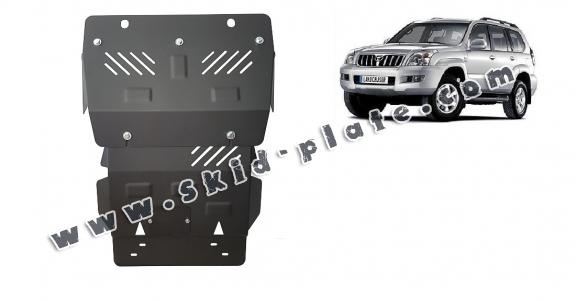 Steel skid plate for Toyota Land Cruiser J120