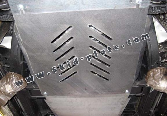 Steel skid plate for the protection of the engine and the radiator for Kia Sorento