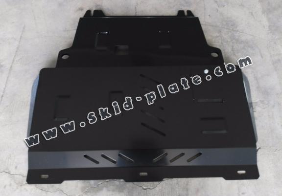 Steel skid plate for Ford Fiesta