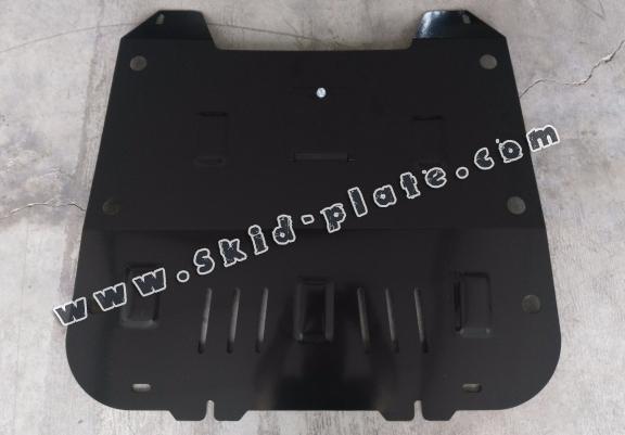 Steel skid plate for the protection of the engine and the gearbox for Saab 9-3