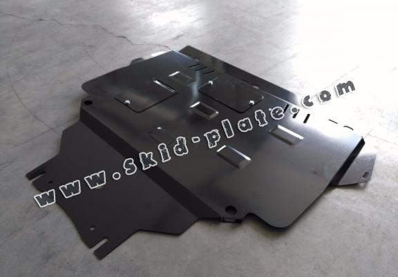 Steel skid plate for Volvo V50