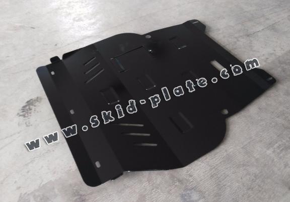 Steel skid plate for golf mk4