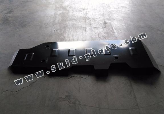 Steel fuel tank skid plate for Jac T8