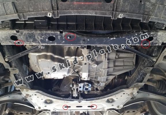 Steel skid plate for Renault Kadjar