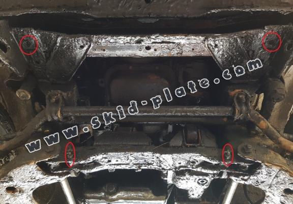 Steel skid plate for Nissan Terrano II 