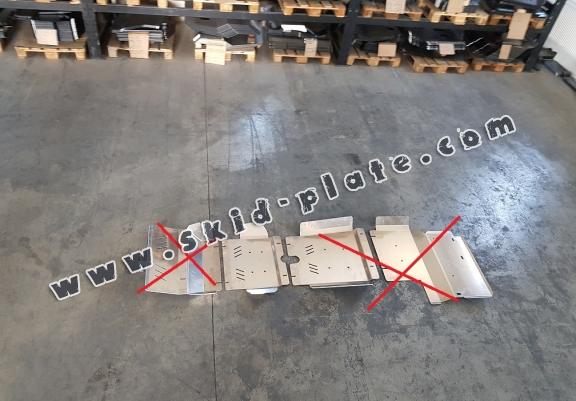 Aluminum skid plate for Toyota Hilux Revo