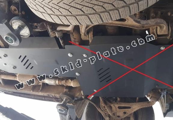 Steel gearbox skid plate for Suzuki Grand Vitara 