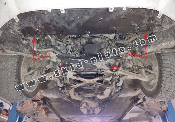 Steel skid plate for Audi A4  B9 All Road