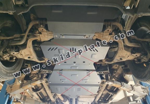 Steel radiator skid plate for Mercedes X-Class